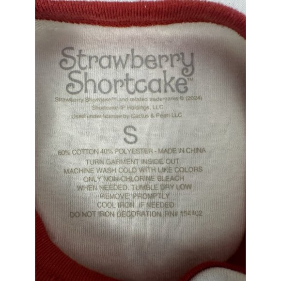 Strawberry Shortcake Baby Tee S Cropped Girlhoodcore Coquette Girl - Picture 9 of 12